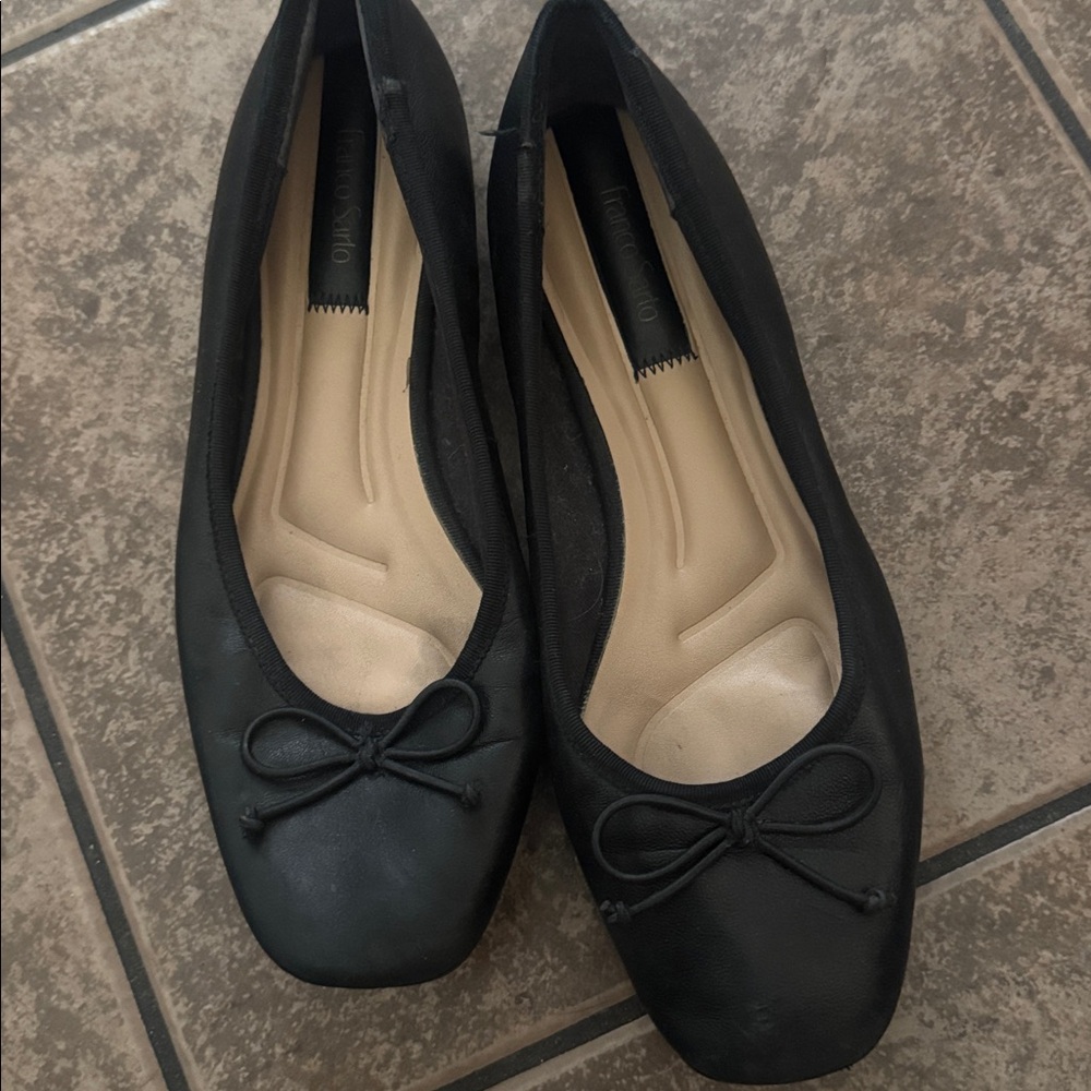 Franco Sarto Women's Black Abigail Ballet Flats